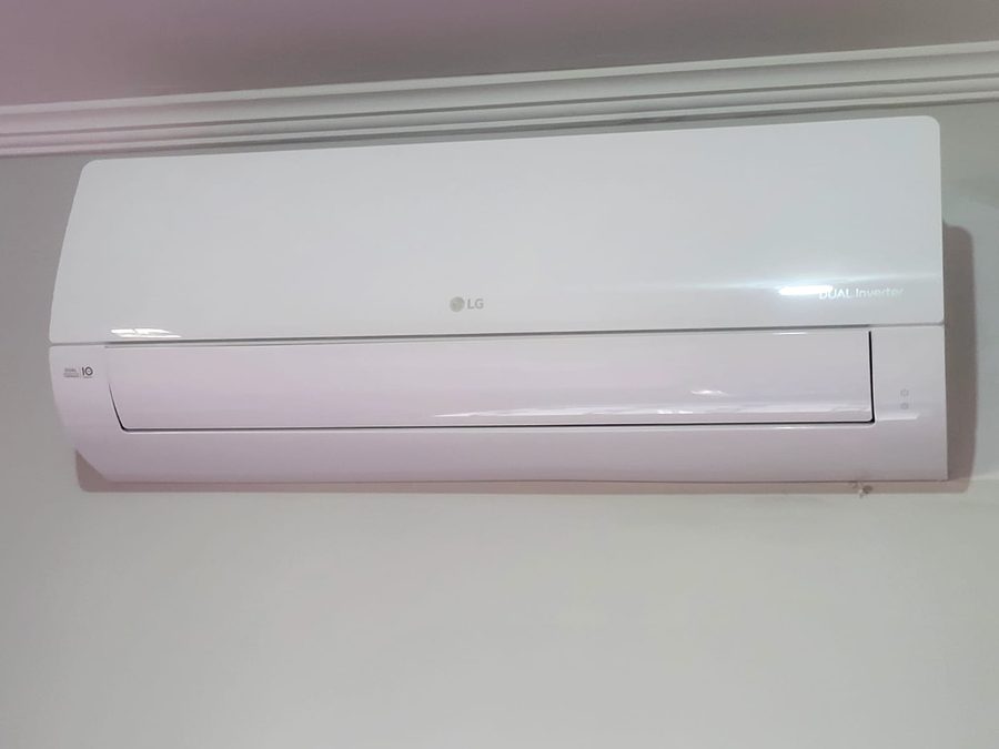 Ar-condicionado split LG Dual Inverter instalado